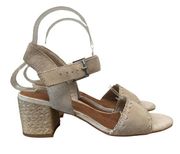 Toms Rosa Espadrille Block Heel Sandal 6