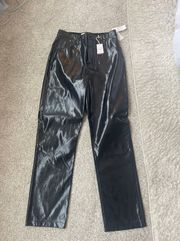 Ultra High Rise 90’s Straight Leather Pant