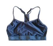 Athletic Works Navy Blue Mesh Sports Bra Medium