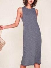 NEW MATE the Label Gray Midi Tank Dress - S