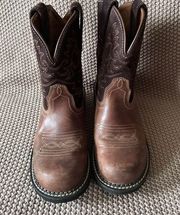 Ariat  10000824 Women's Western Cowgirl Boot Leather Brown Womens 6.5 B