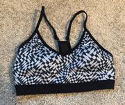 Nike Pro Black & Gray Sports Bra