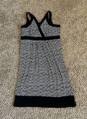 apt 9 black and white spaghetti strap dress size XL