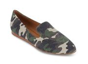 Griffin Camo Canvas Flat Loafer Size 11 (41)