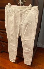 White Re wash White Jeans