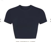 Fits Everybody Super Cropped t-shirt Navy