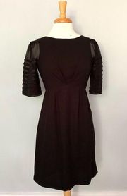 Max and Cleo Olivia Little Black Short Sleeve Dress Size 4