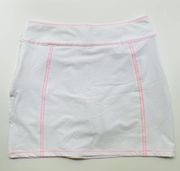 Antigua Skort Golf White Pink Size 8