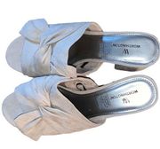 WORTHINGTON beige suede size 8 sandals