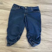 Lexi cropped blue jeans size 14.