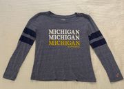 League University of Michigan Long Sleeve Tee