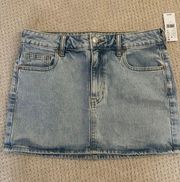 Mini Denim Skirt