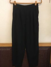 Vintage 80s Georges  black career pants