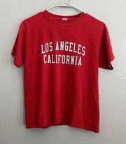 Brandy Melville Red Graphic Tee