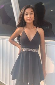 Black Semi / Homecoming Dress