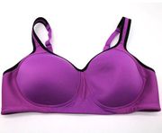 Vanity Fair Womens 40C Full Figure Wirefree Sports Bra 71500 Purple Activewear