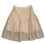 Club Monaco Lined Eyelet skirt, Size 4