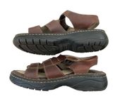 Eastland Leather Sandals Womens Open Toe Chunky Y2K Adjustable Strap Sz 7M