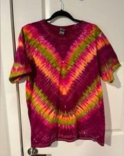 Handmade Tie Dye Tshirt Size Large - Made by TheTalentedTexan - OOAK