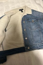 Denim Sherpa Jacket