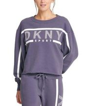 Sport Exploded Logo Purple Sweatshirt