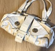 Posh show Charles David satchel, color is Bone​