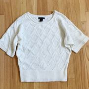 Cozy White Knit Sweater