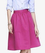 NEW Express Barbie Pink Fuchsia High Waisted Circle Skirt Women's Size 00