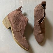 Western Brown Booties