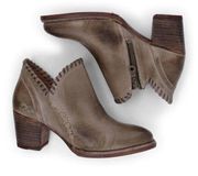 NWT Bed Stu Taupe Brown Ankle Booties Boots