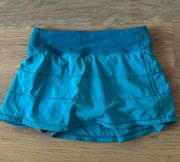 Pace Rival Mid-Rise Skirt Teal