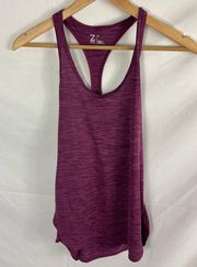 Z by Zella Purple Racerback Athletic Tank Size Small