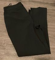 NWOT Topshop clasp front black formal suit pants us 2