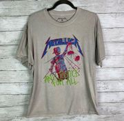 Metallica And Justice For All Graphic Tee Shirt