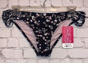 NWT Hula Honey Black Strappy Bikini Bottom