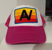 LOGO RAINBOW VINTAGE TRUCKER HAT