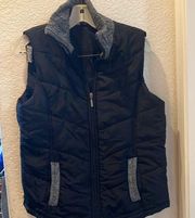 Indigo puffer vest medium