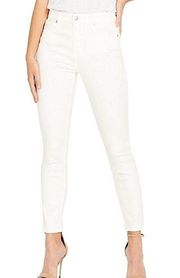 New  Skinny Jeans Leilah Semi High Rise White