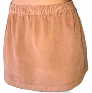BP. Corduroy Tan Mini Skirt