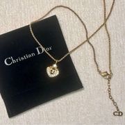 Christian Dior Crystal Heart Necklace