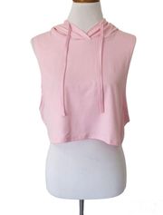 Hooded Cropped Tank Top