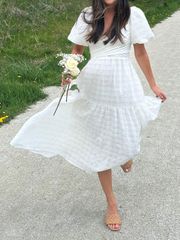 White Midi Dress