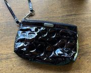 VINTAGE Coach Patent Leather Wristlet