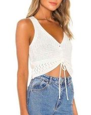 REVOLVE Superdown Khloe Ruched Knit Top