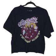 Aerosmith US Tour '74 Crop Tee - Size L - NWOT