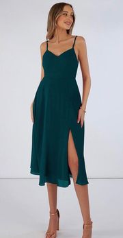 Pine Green Bridesmaid Dress