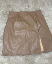 Leather Skirt 