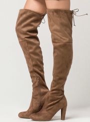 Over-the-Knee Suede Boots