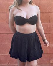 Black Bra And Skirt Matching Set From Tobi