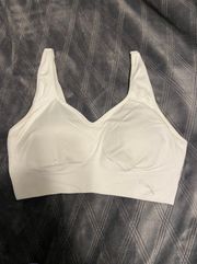 White Sports Bra